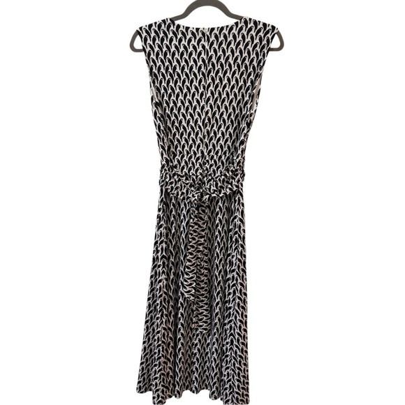 HOBBS London Bayview Bird Parrot Dress Black White Size 10 - Picture 11 of 16